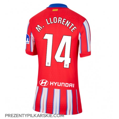 Stroje piłkarskie Atletico Madrid Marcos Llorente #14 Koszulka Podstawowej dla damskie 2024-25 Krótki Rękaw